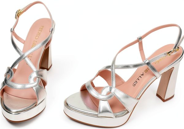 PEDRO MIRALLES Womens Shoes Platinum Steel Sizes Available-5