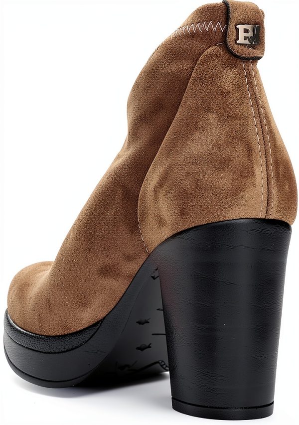 PEDRO MIRALLES Womens Ankle Boots Bronze Taupe Size Guide-3