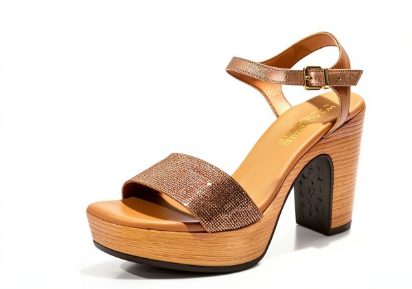PEDRO MIRALLES Womens Shoes Rose Gold Black Sizes-0