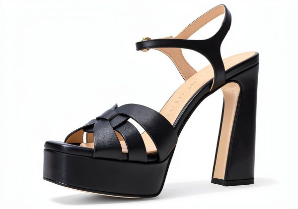 Pedro Miralles Womens Shoes Black Rose Gold Size 6 9-2