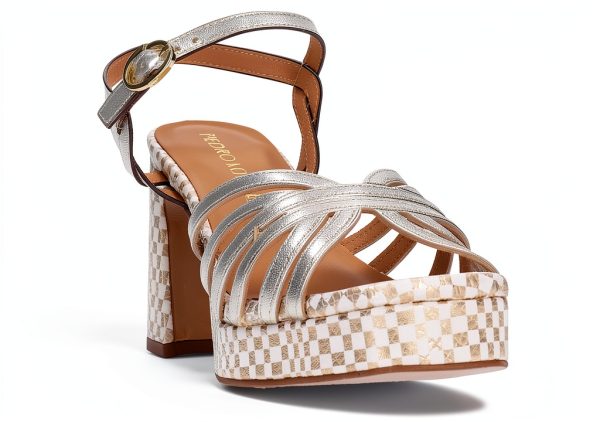 Pedro Miralles Womens Platinum Shoes Size 7 5 to 9 5-1