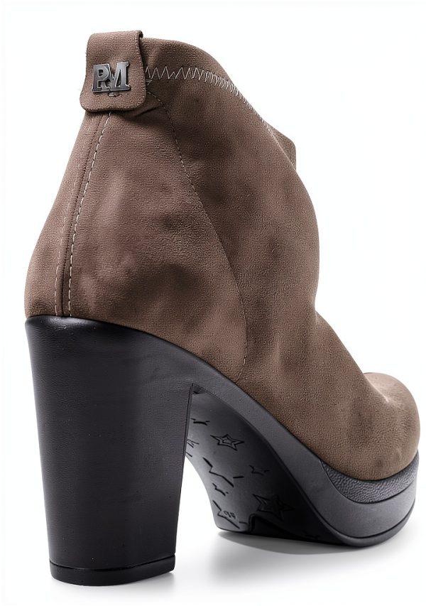 PEDRO MIRALLES Womens Ankle Boots Bronze Taupe Size Guide-4