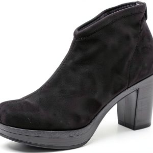 Womens Black White Sneakers Synthetic Rubber Sole Size 9.5-0