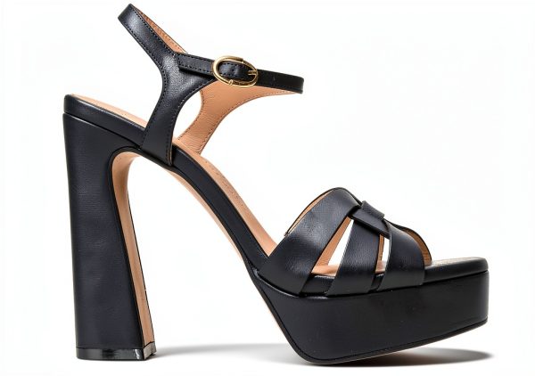 Pedro Miralles Womens Shoes Black Rose Gold Size 6 9-0