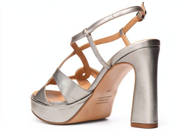 PEDRO MIRALLES Womens Shoes Platinum Steel Sizes-3