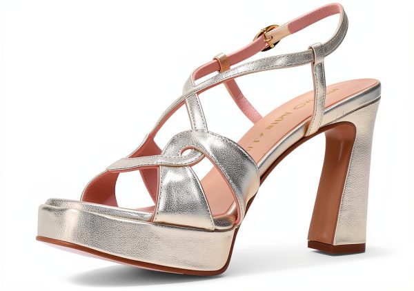 PEDRO MIRALLES Womens Shoes Platinum Steel Sizes Available-2