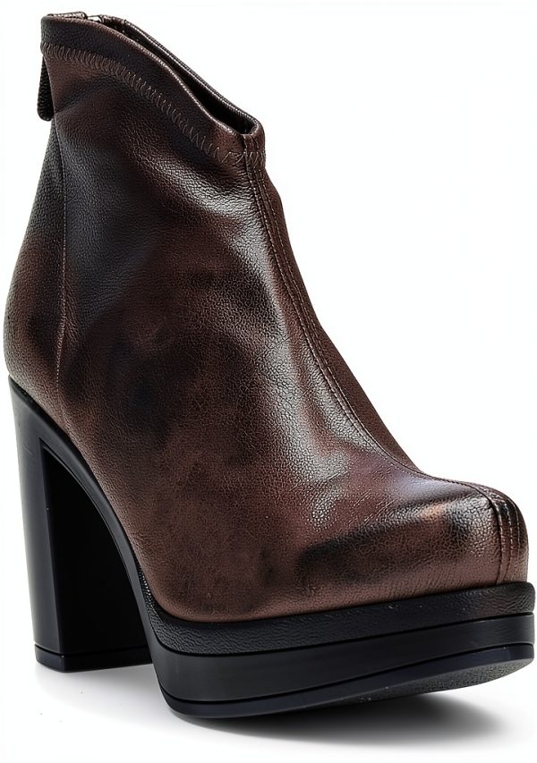 PEDRO MIRALLES Womens Ankle Boots Bronze Taupe Size Guide-1