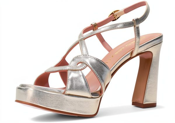PEDRO MIRALLES Womens Shoes Platinum Steel Sizes-2